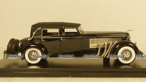 Duesenberg SJ Town Car Chassis 2405 by Rollson for Mr. Rudolf Bauer fully closed, EMUS43004A, ESVAL Model 1:43