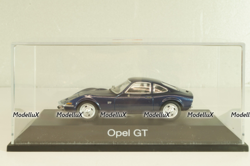 Opel GT 1968, dark blue, 02313, Schuco 1:43