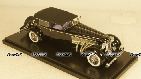 Duesenberg SJ Town Car Chassis 2405 by Rollson for Mr. Rudolf Bauer fully closed, EMUS43004A, ESVAL Model 1:43