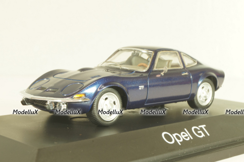 Opel GT 1968, dark blue, 02313, Schuco 1:43