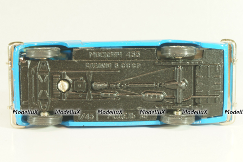 Москвич-433 А5, синий, 26 мая 1976г., Тантал/Радон 1:43