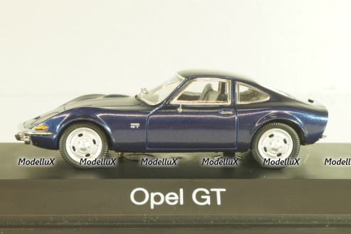Opel GT 1968, dark blue, 02313, Schuco 1:43