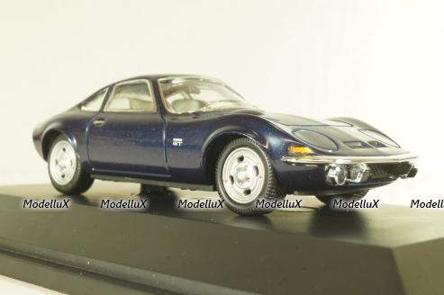 Opel GT 1968, dark blue, 02313, Schuco 1:43
