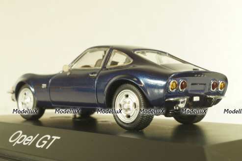 Opel GT 1968, dark blue, 02313, Schuco 1:43