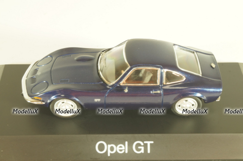 Opel GT 1968, dark blue, 02313, Schuco 1:43