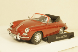 Porsche 356B 1959 red, Cararama 1:43