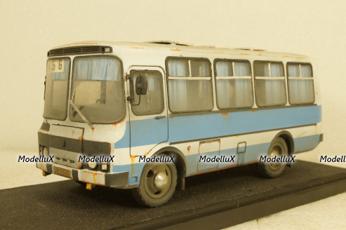 Паз-3205 бело-синий, Improved Models 1:43