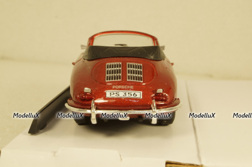 Porsche 356B 1959 red, Cararama 1:43