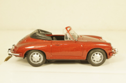 Porsche 356B 1959 red, Cararama 1:43