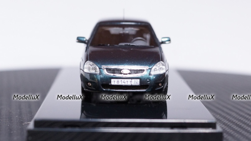ВАЗ 2172 Priora Хетчбек 2014 г. сине-зеленый мет., 221723, DiP Models 1:43