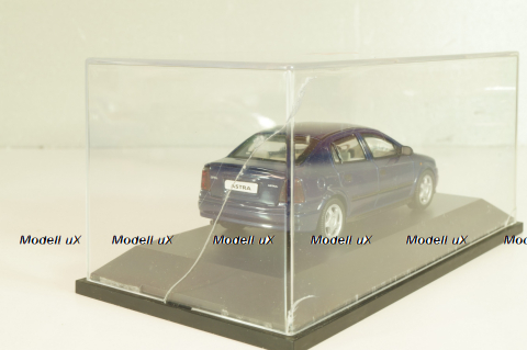 Opel Astra (G) Sedan 1999, dark blue, 04521, Schuco 1:43