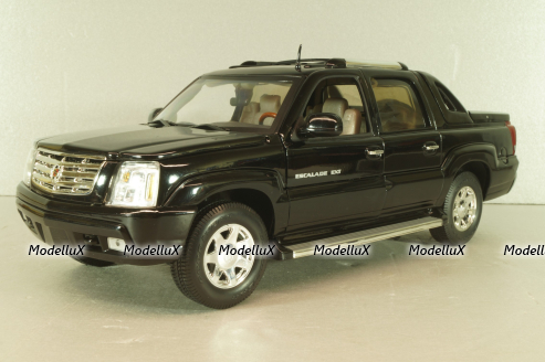 Cadillac Escalade EXT Pickup 2002, black, Anson 1:18