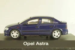 Opel Astra (G) Sedan 1999, dark blue, 04521, Schuco 1:43
