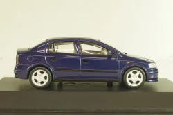 Opel Astra (G) Sedan 1999, dark blue, 04521, Schuco 1:43
