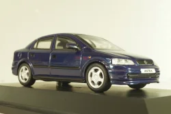 Opel Astra (G) Sedan 1999, dark blue, 04521, Schuco 1:43
