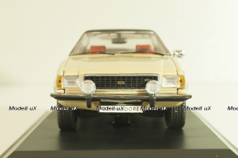 Opel Commodore (B) GS 1972, light creame/black, 02771, Schuco 1:43