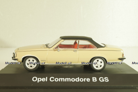 Opel Commodore (B) GS 1972, light creame/black, 02771, Schuco 1:43