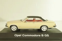 Opel Commodore (B) GS 1972, light creame/black, 02771, Schuco 1:43