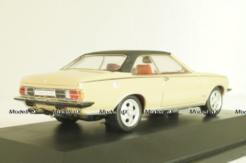 Opel Commodore (B) GS 1972, light creame/black, 02771, Schuco 1:43