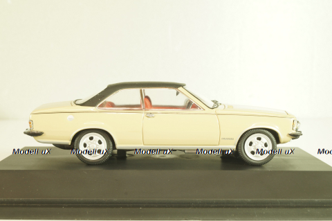 Opel Commodore (B) GS 1972, light creame/black, 02771, Schuco 1:43