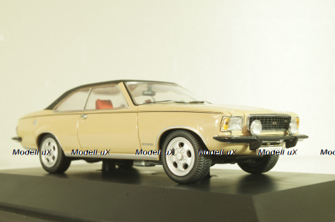 Opel Commodore (B) GS 1972, light creame/black, 02771, Schuco 1:43