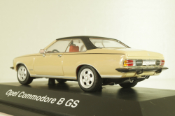 Opel Commodore (B) GS 1972, light creame/black, 02771, Schuco 1:43