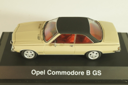 Opel Commodore (B) GS 1972, light creame/black, 02771, Schuco 1:43