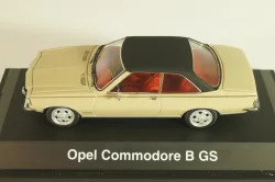 Opel Commodore (B) GS 1972, light creame/black, 02771, Schuco 1:43