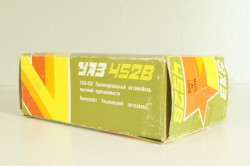 Уаз-452В, глухой, красный, Тантал/Радон 1:43