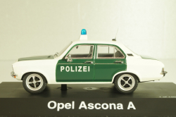 Opel Ascona (A) Polizei 1971, white/green, 02652, Schuco 1:43