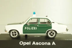 Opel Ascona (A) Polizei 1971, white/green, 02652, Schuco 1:43