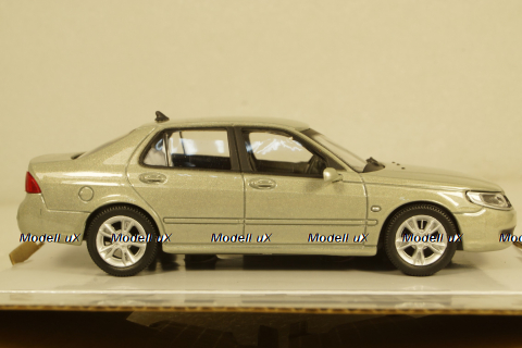 Saab 9,5 aero sedan silver, Cararama 1:43