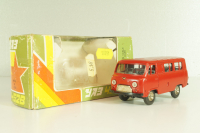 Уаз-452В, глухой, красный, Тантал/Радон 1:43