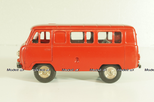 Уаз-452В, глухой, красный, Тантал/Радон 1:43