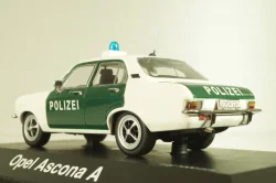 Opel Ascona (A) Polizei 1971, white/green, 02652, Schuco 1:43