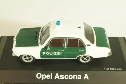 Opel Ascona (A) Polizei 1971, white/green, 02652, Schuco 1:43