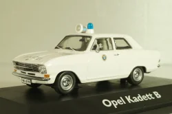 Opel Kadett B Polizei 1965, white, 02943, Schuco 1:43 (Без картонной коробки)