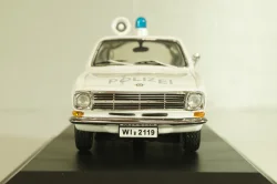 Opel Kadett B Polizei 1965, white, 02943, Schuco 1:43 (Без картонной коробки)