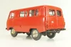 Уаз-452В, глухой, красный, Тантал/Радон 1:43