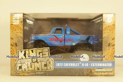 Chevrolet K-10 Exterminator 1982 light blue, Greenlight 1:43