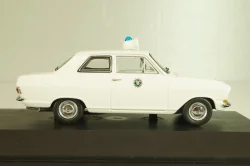 Opel Kadett B Polizei 1965, white, 02943, Schuco 1:43 (Без картонной коробки)