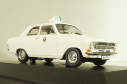 Opel Kadett B Polizei 1965, white, 02943, Schuco 1:43 (Без картонной коробки)
