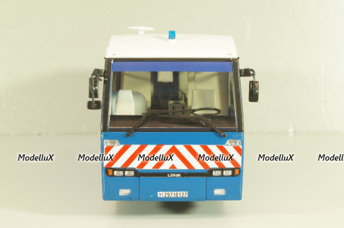 LOHR L96 bus Gendarmerie 1996, blue, Autobus Dal Mondo #76, Hachette 1:43 С Журналом!
