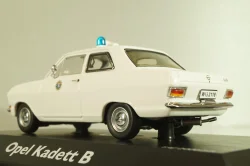 Opel Kadett B Polizei 1965, white, 02943, Schuco 1:43 (Без картонной коробки)