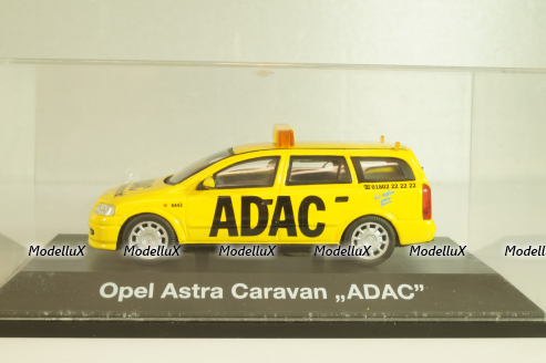 Opel Astra (G) Caravan  ADAC 1998, yellow, 04376, Schuco 1:43