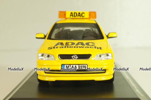 Opel Astra (G) Caravan  ADAC 1998, yellow, 04376, Schuco 1:43