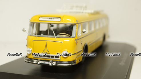Magirus Deutz O6500 German Federal Post Office yellow, Schuco 1:43