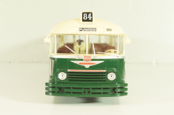 Chausson APU/53 bus 1953, green, Autobus Dal Mondo #66, Hachette 1:43