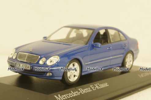 Mercedes E320 W211 E-Klasse 2002, blue, 400031501, Minichamps 1:43