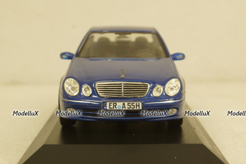 Mercedes E320 W211 E-Klasse 2002, blue, 400031501, Minichamps 1:43